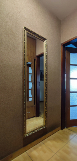 Kúpeľňové zrkadlo - Nástenné zrkadlo G-Plast, obdĺžnik, drevený rám, 500 x 1700 mm